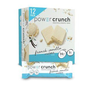Power Crunch Protein Wafer Bars, High Protein Snacks with Delicious Taste